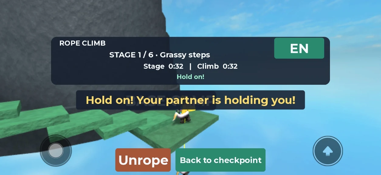 v04 Studio test: the hanging player sees who is helping.
